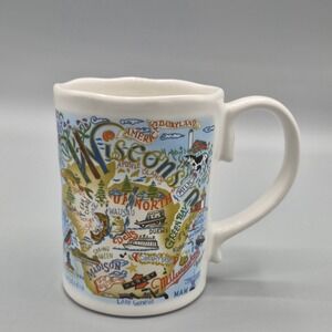Catstudio 2014 The Geography Collection Mug Wisconsin